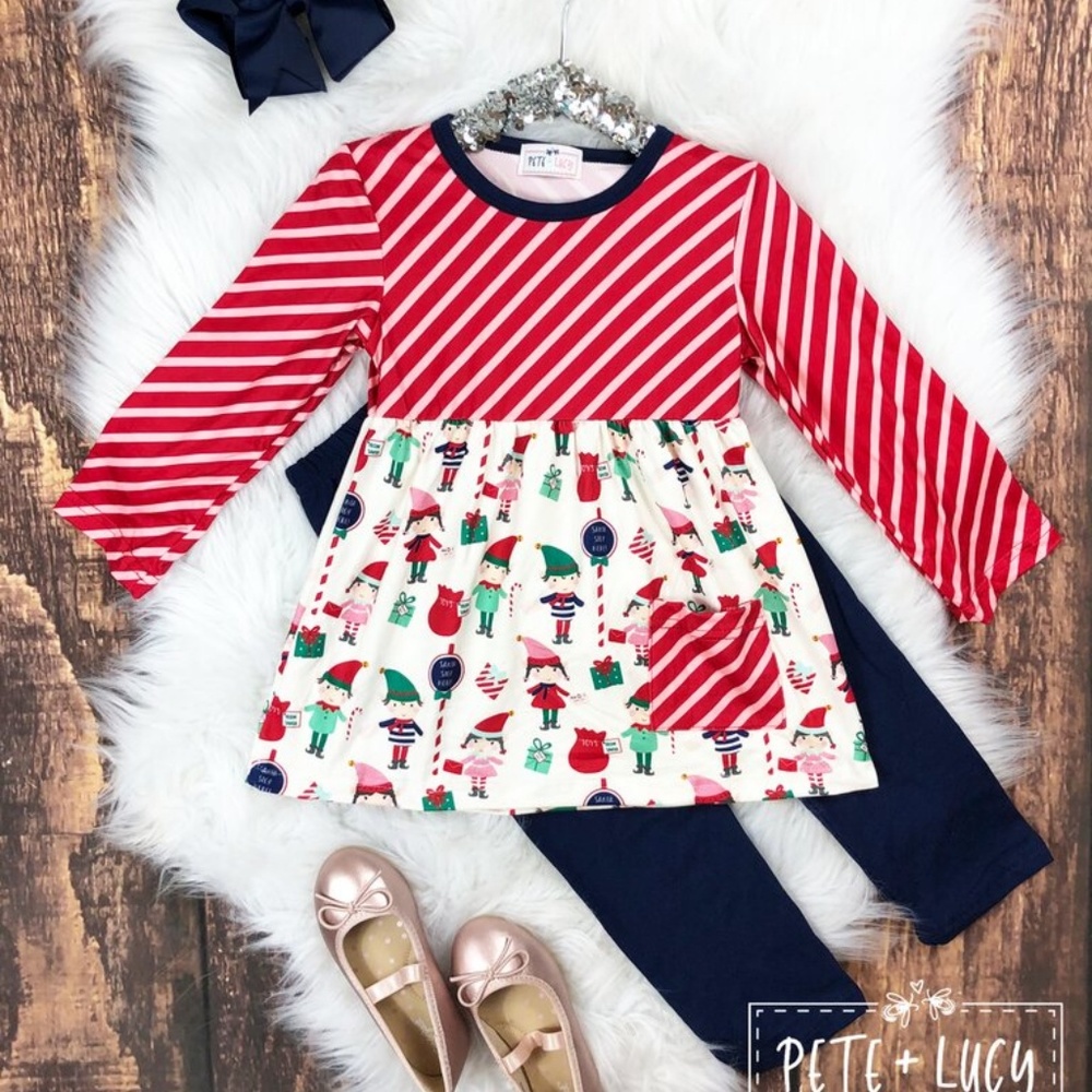 Santa Stop Here Pant Set